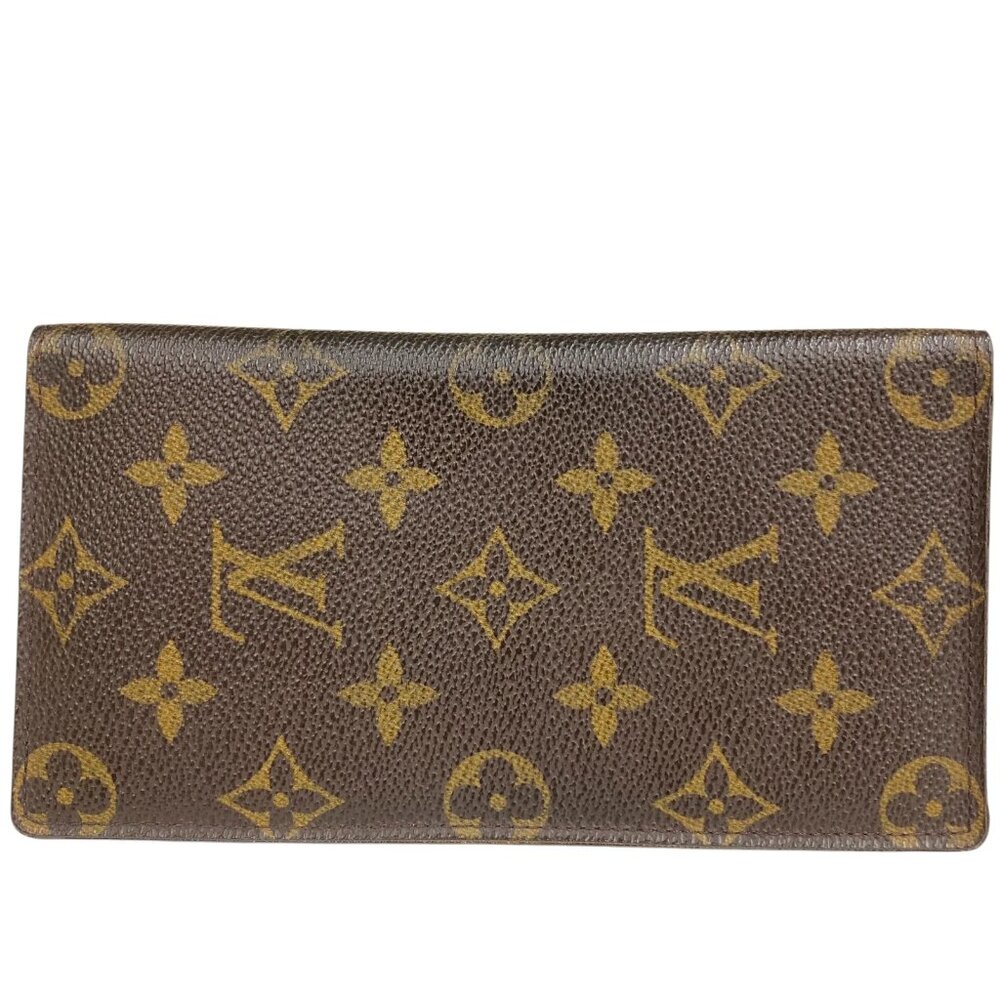 Louis Vuitton Brown Monogram Canvas Long Wallet